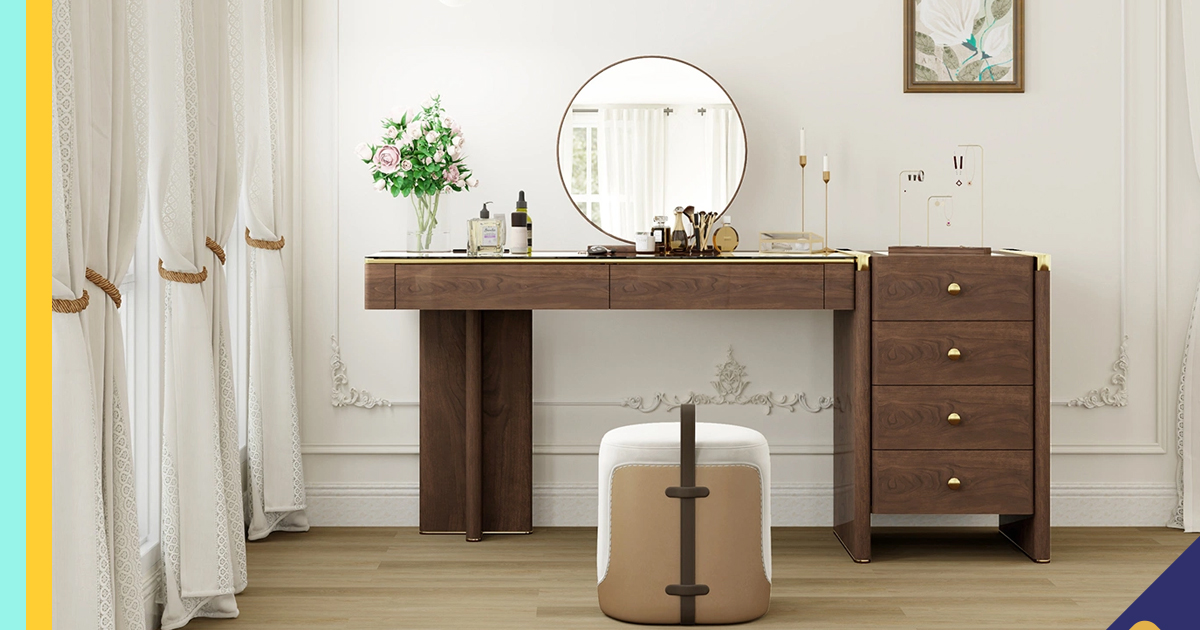 Contemporary Wooden Dressing Tables with Storage