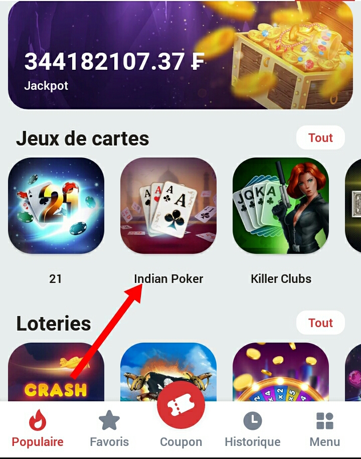 Jouer au jeu de casino