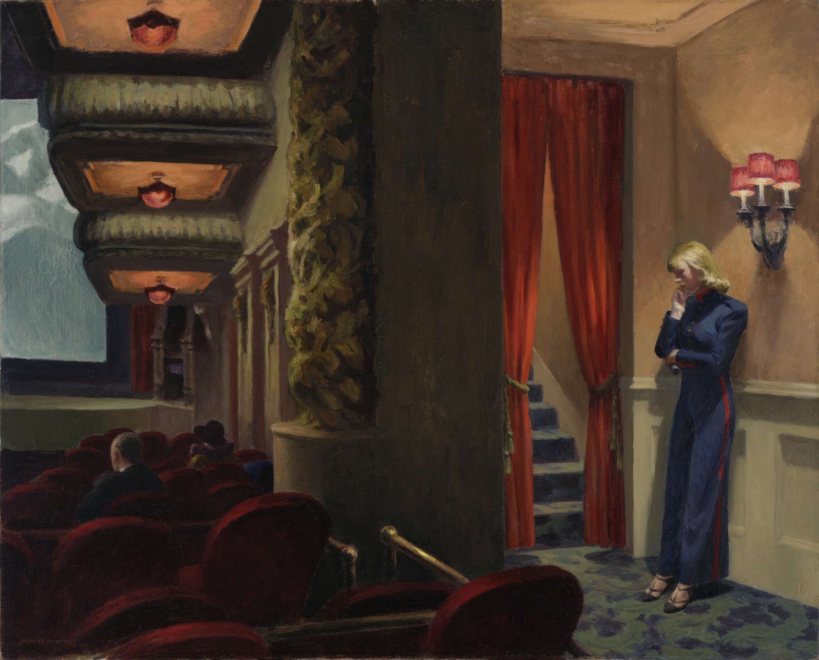 "New York Movie," 1939, by Edward Hopper. MoMA