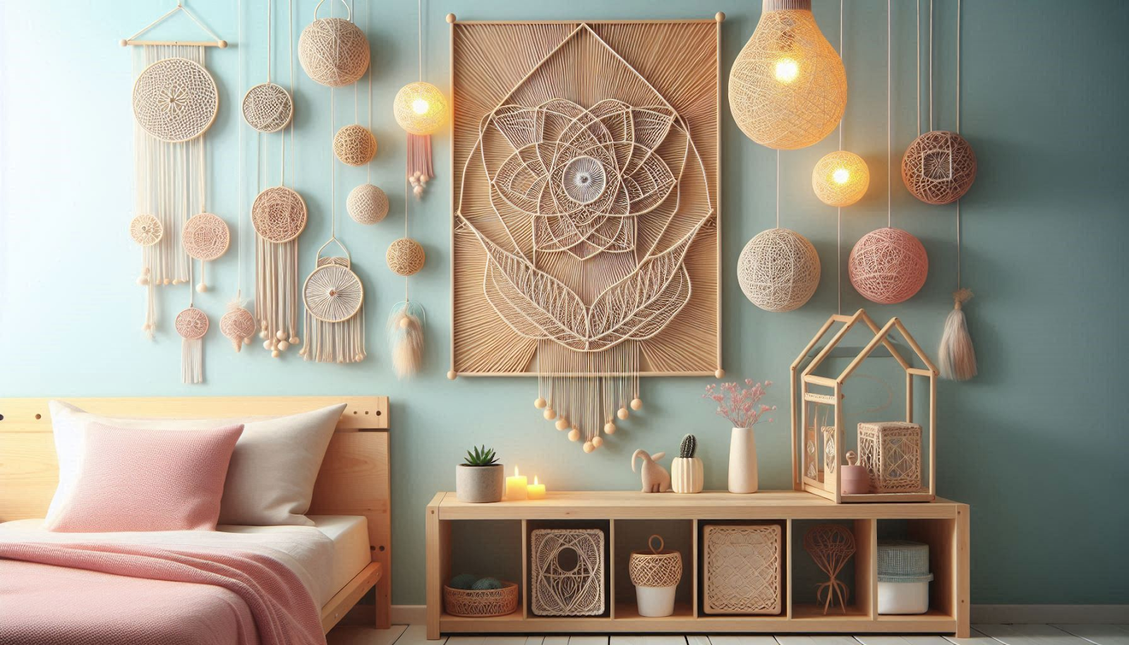 decoração String Art para casa