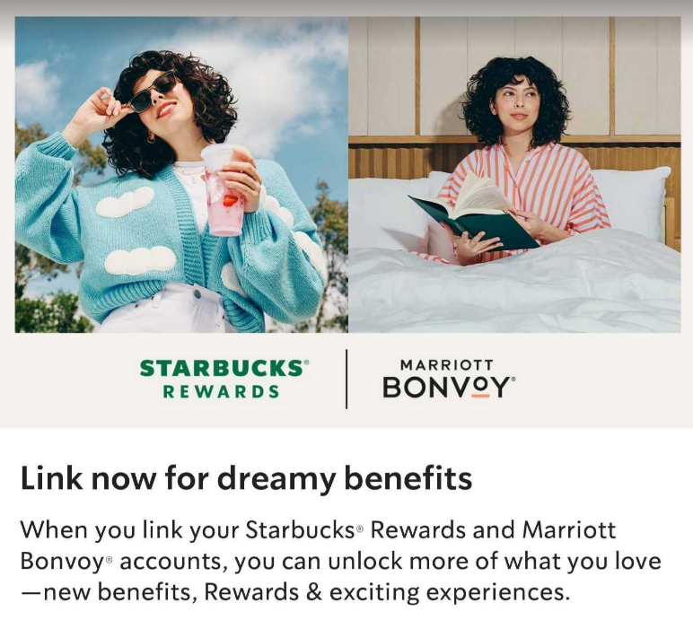 Marriott Bonvoy and Starbucks partnership