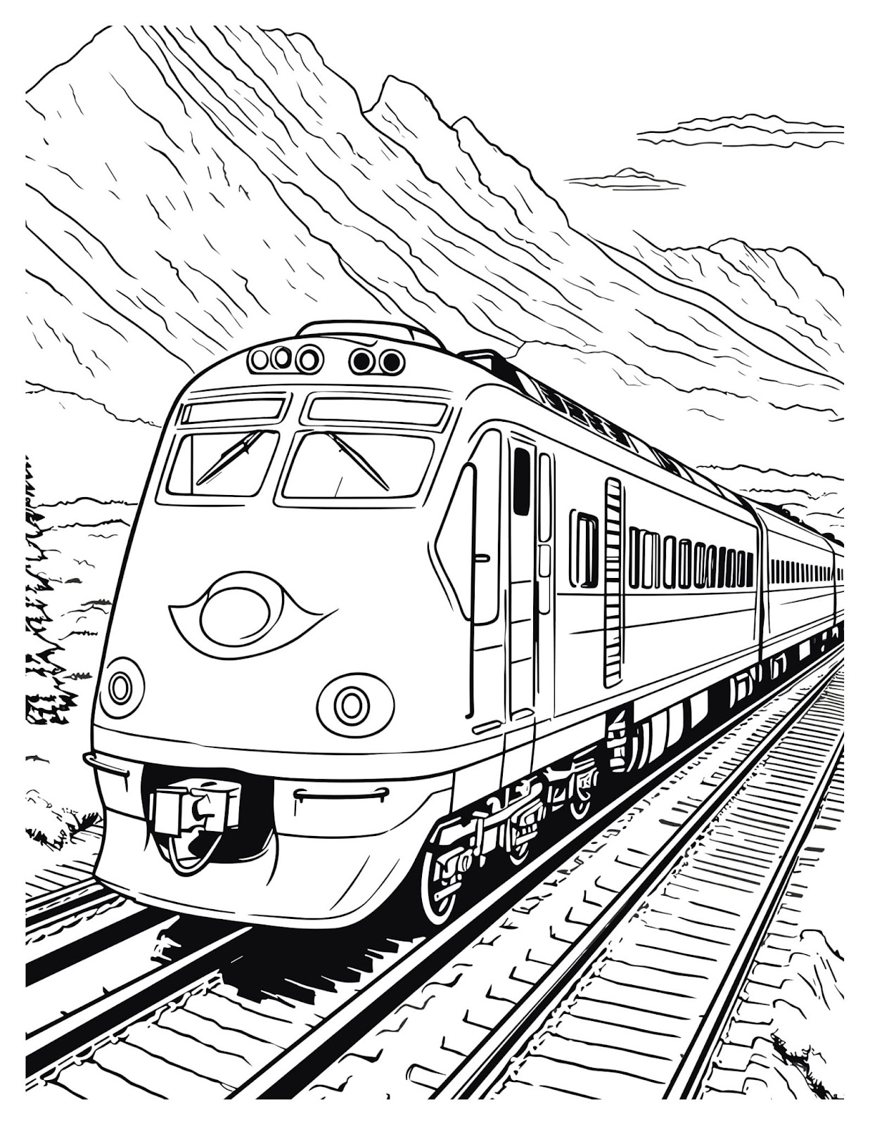 Train Coloring Pages