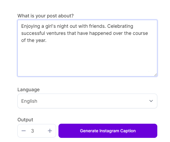 WriterBuddy Instagram Caption Generator