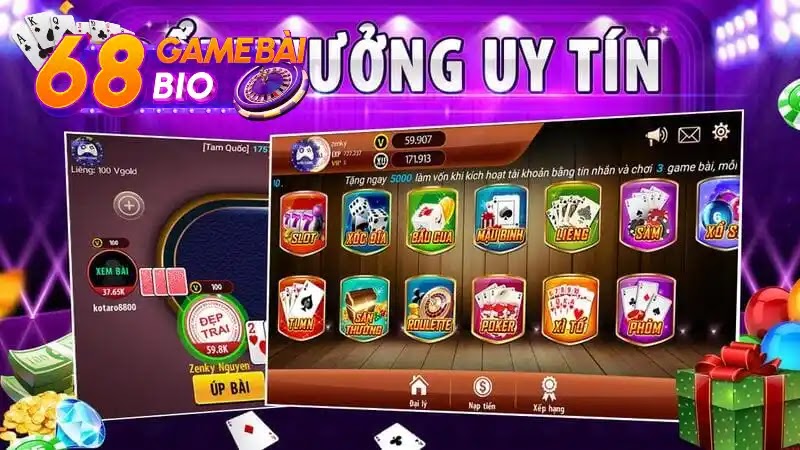 Những ưu điểm thu hút tại 68gamebai