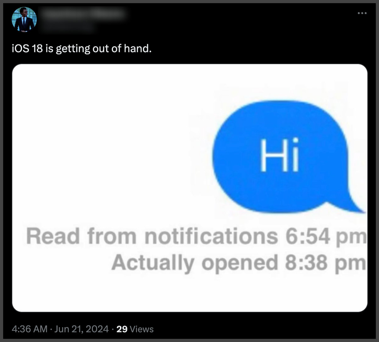 A screenshot of an automatically generated chat description