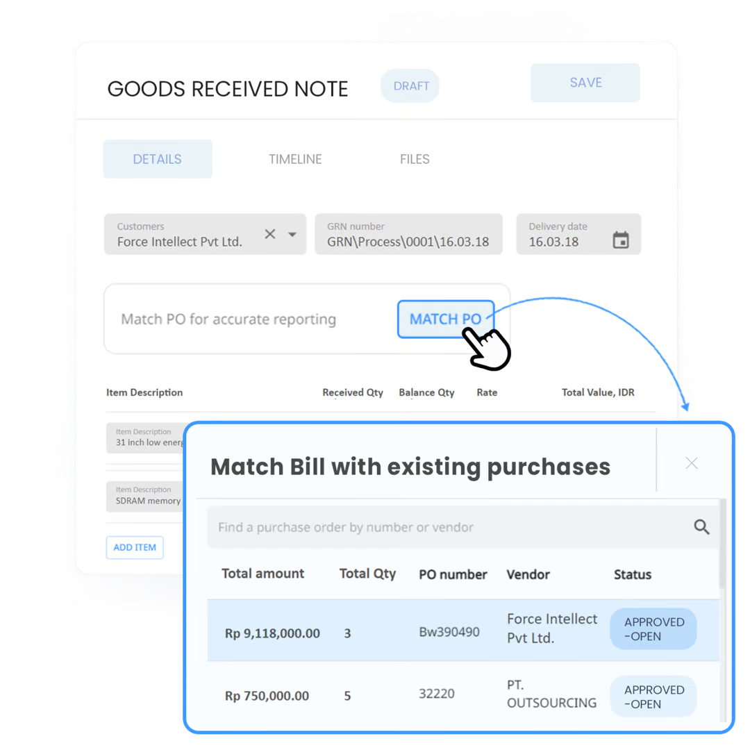 po and invoice matching