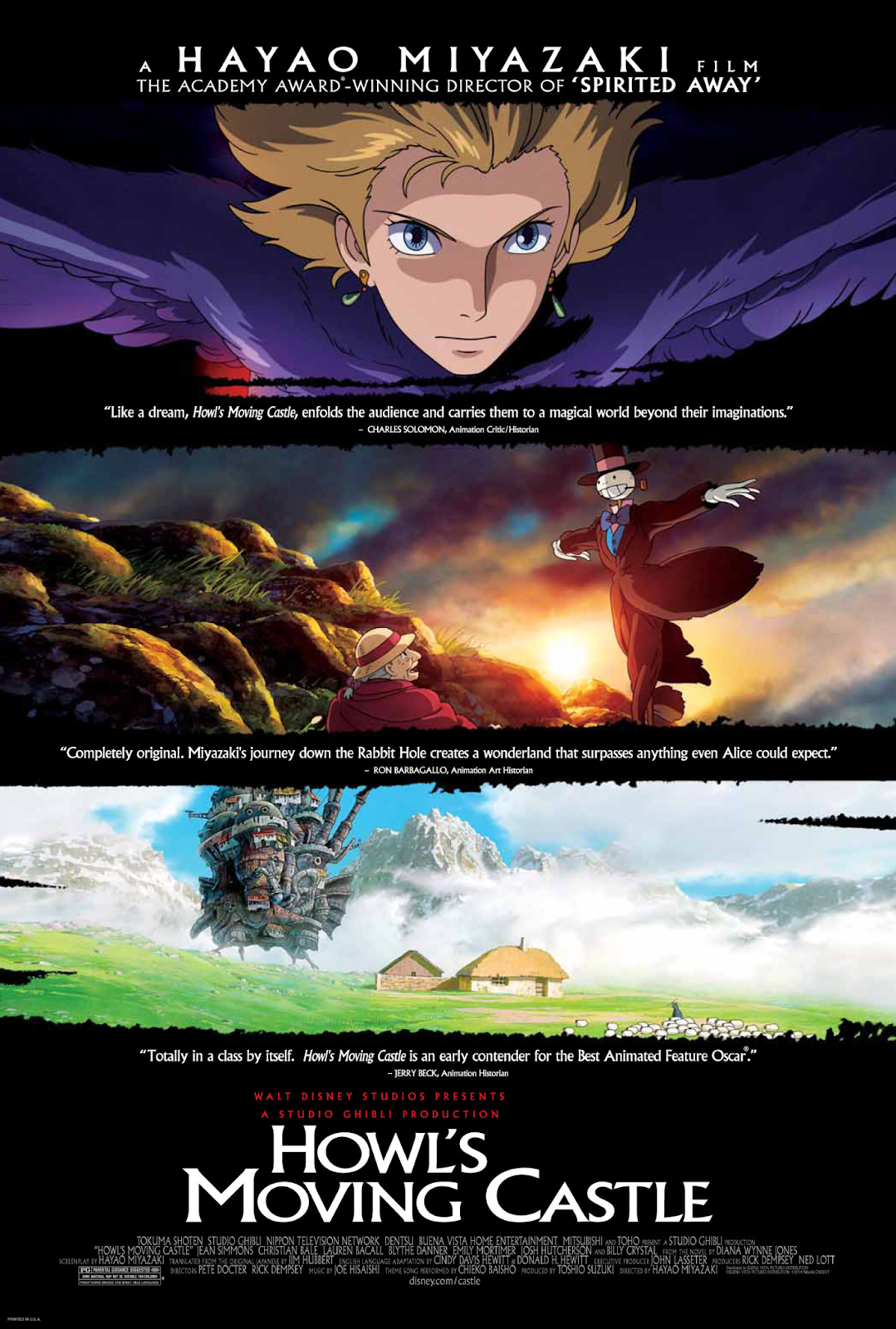 Howl's Moving Castle- fantasy adventure movies hollywood