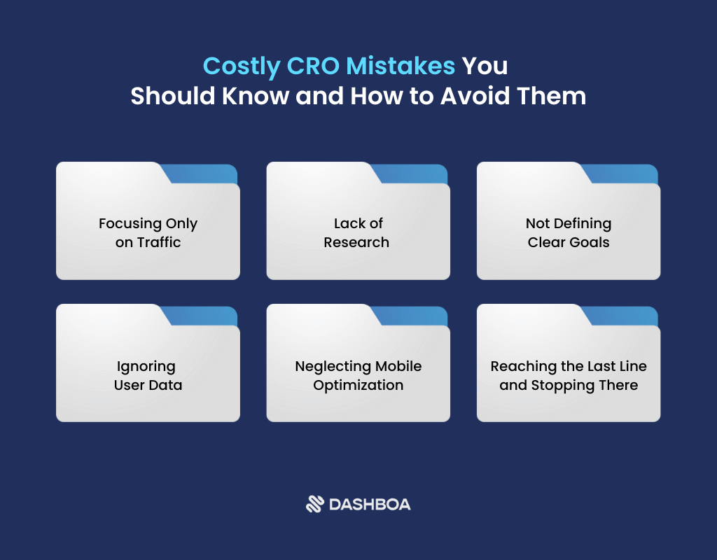 Costly CRO Mistakes You Should Know and How to Avoid Them