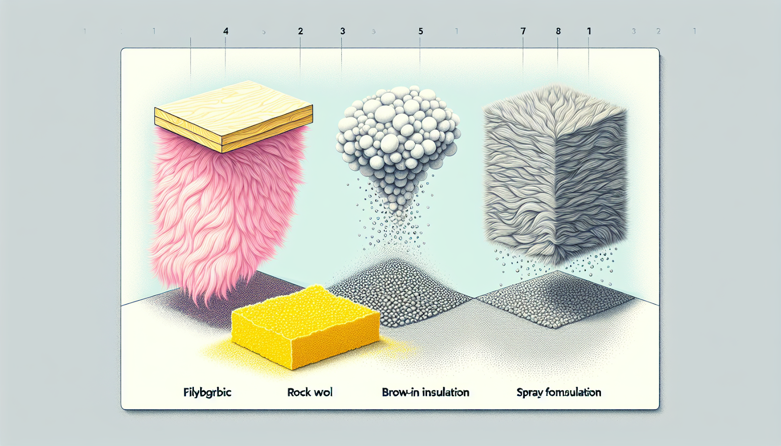 Comparing different types of insulation