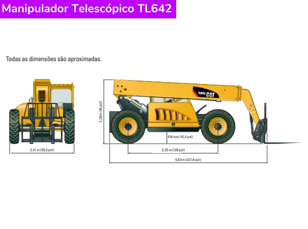 Catálogo Manipulador Telescópico TL642 Caterpillar