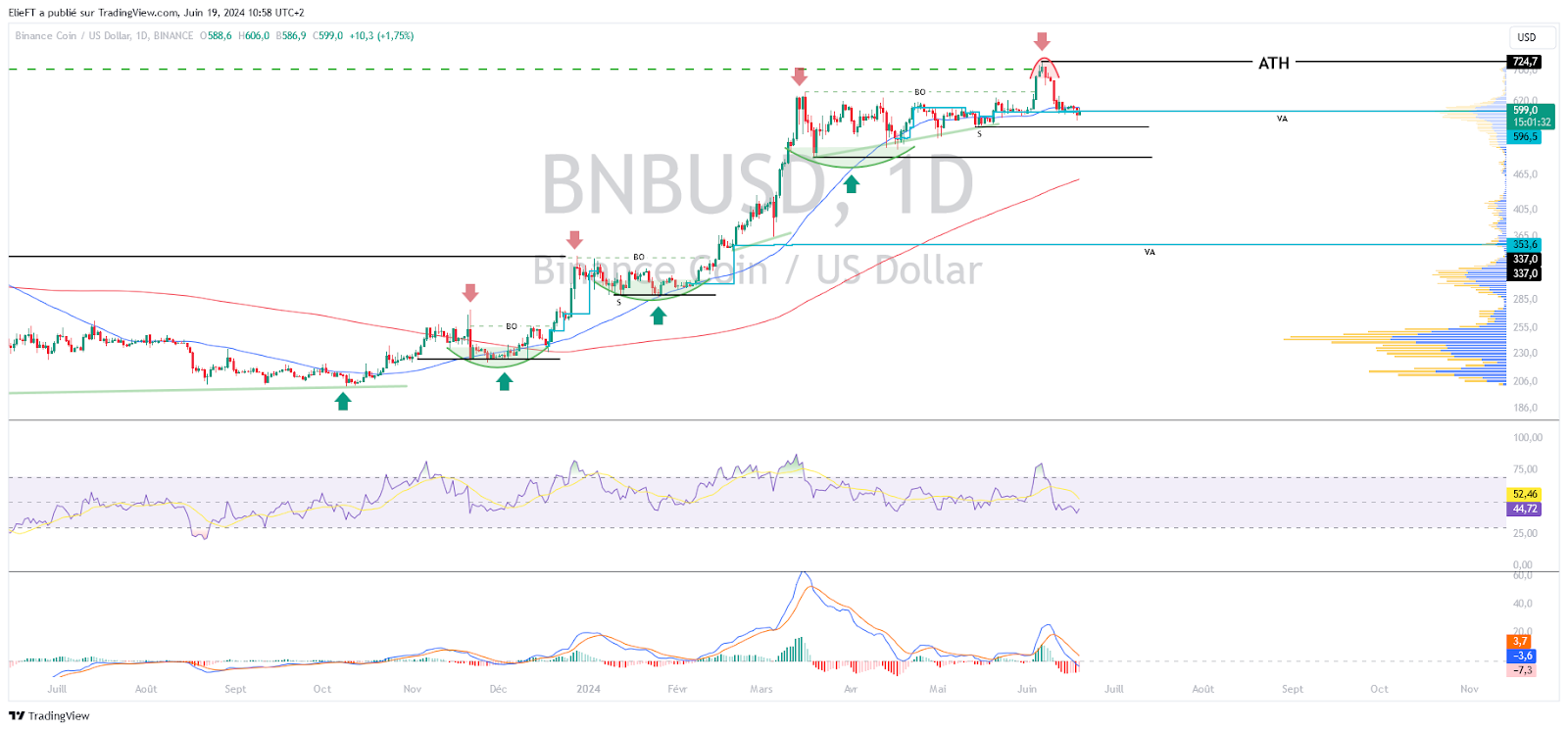 BNB/USD Chart (1D)