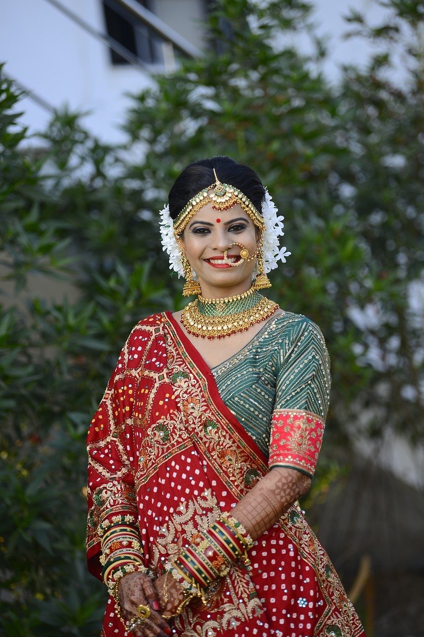 Gujarati Style Saree