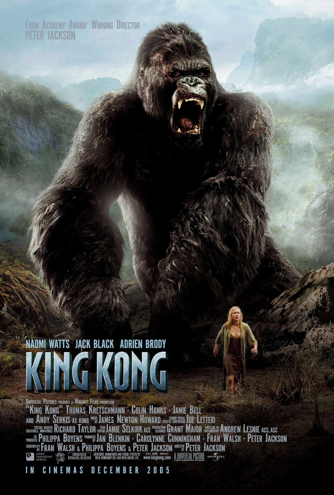 King Kong- best adventure fantasy movies