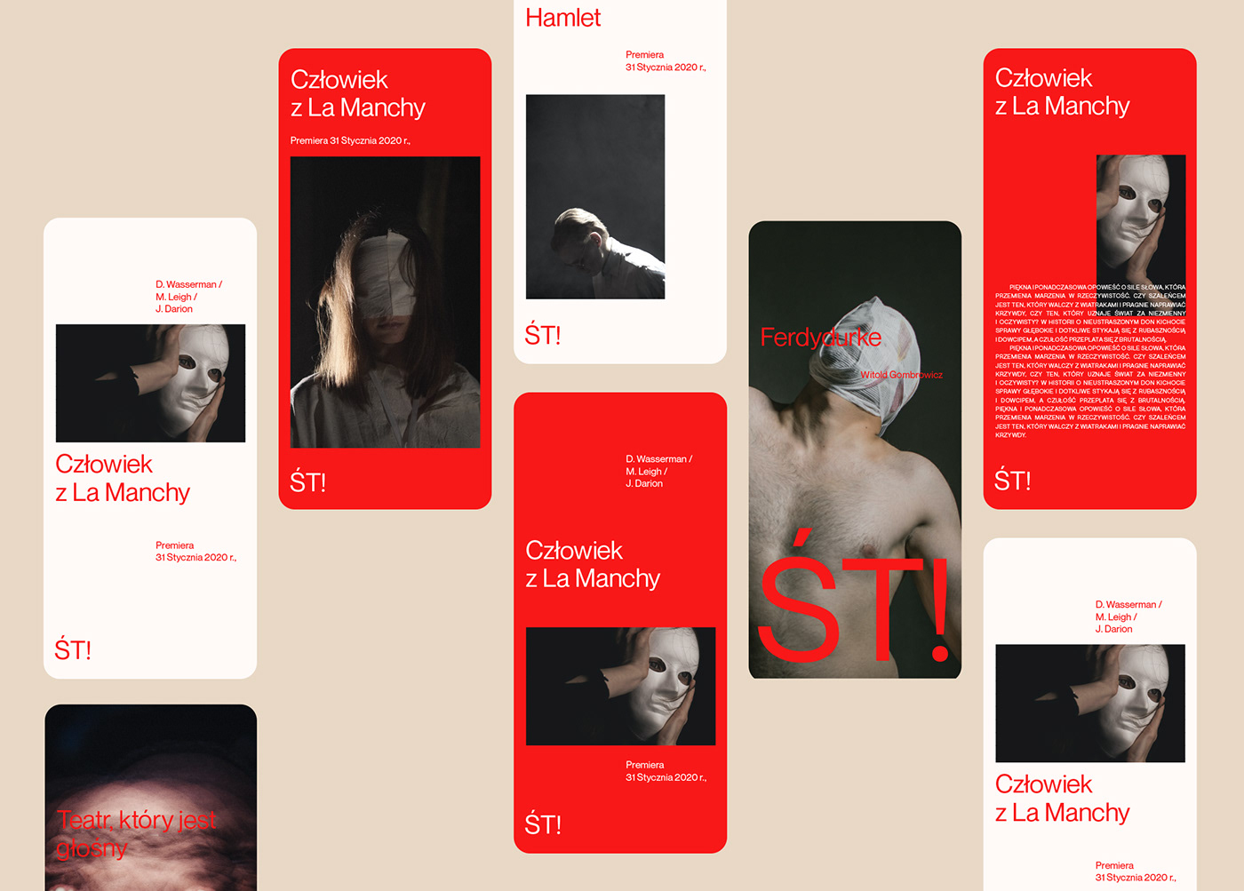 Artifact from the Branding and Visual Identity: Śląski Teatr Impresaryjny article on Abduzeedo