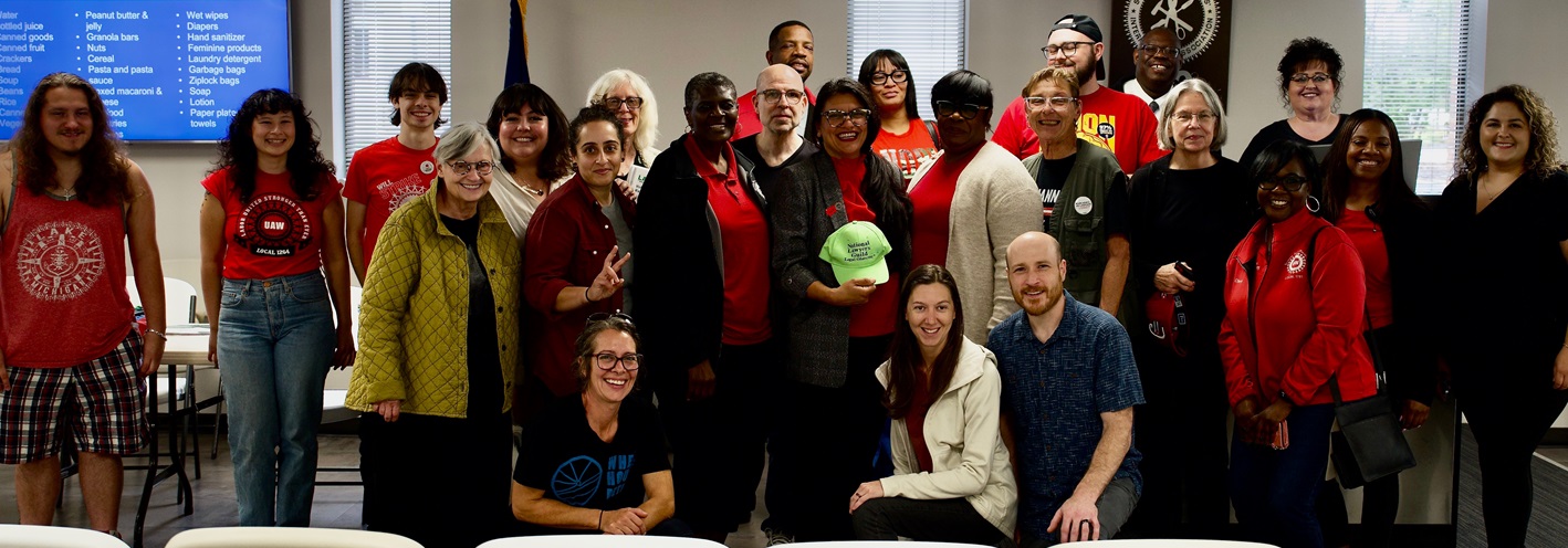 Rashida with members of the National Lawyer's Guild