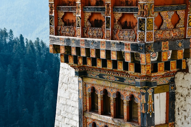 Architectural details of structure in Bhutan - Bhutan’s Architectural Heritage and Cultural Diversity - image 5