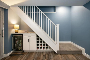 storage ideas for your basement remodel under stair cabinets custom built michigan