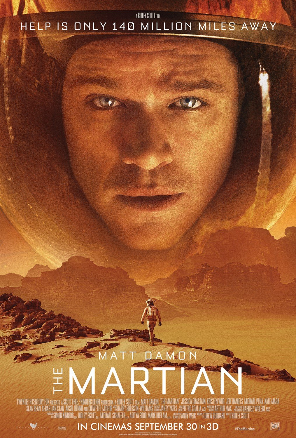 The Martian- fantasy sci fi adventure movies