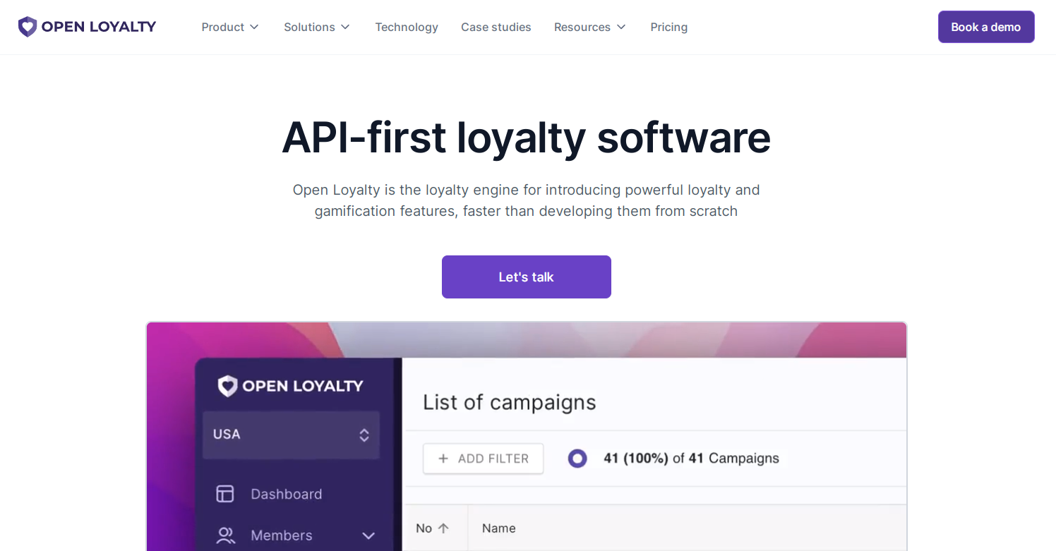 Open Loyalty software solution