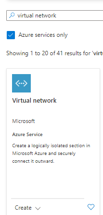 Azure Virtual network