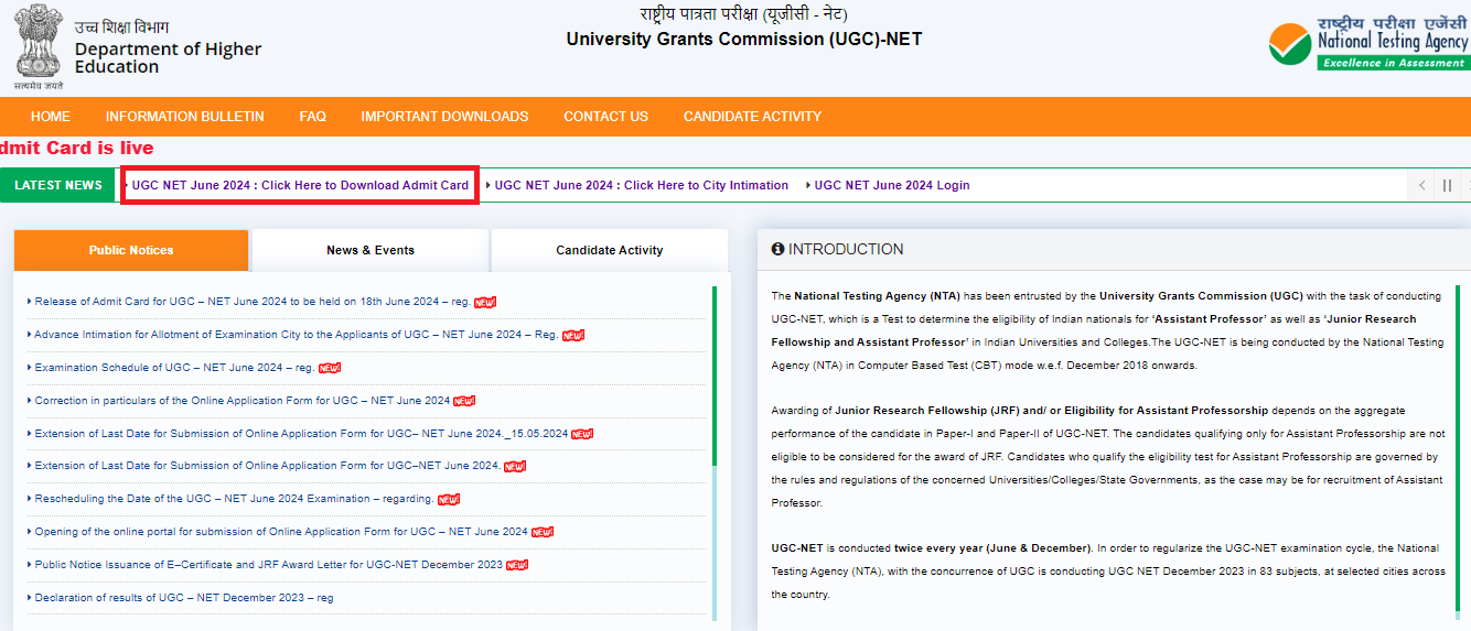 ugc net