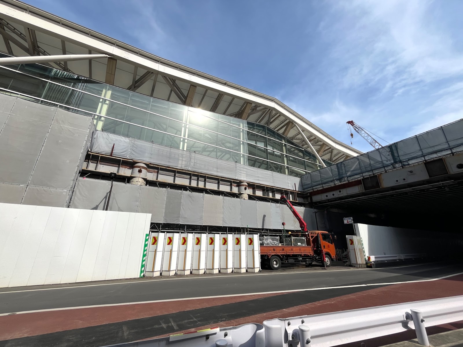 高輪ゲートウェイ駅舎（工事中）