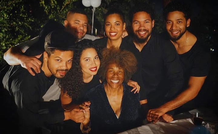 Joel Smollett’s children with their mother