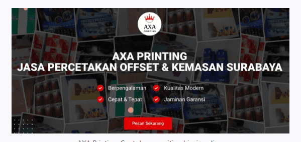 Contoh Copywriting untuk Website