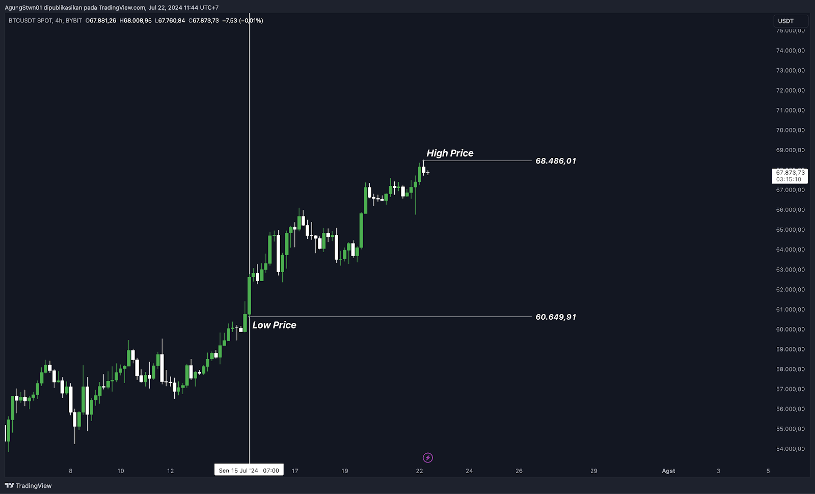 Weekly Crypto Market Outlook (22 Juli 2024) Potensi Bitcoin Kembali Ke $70.000