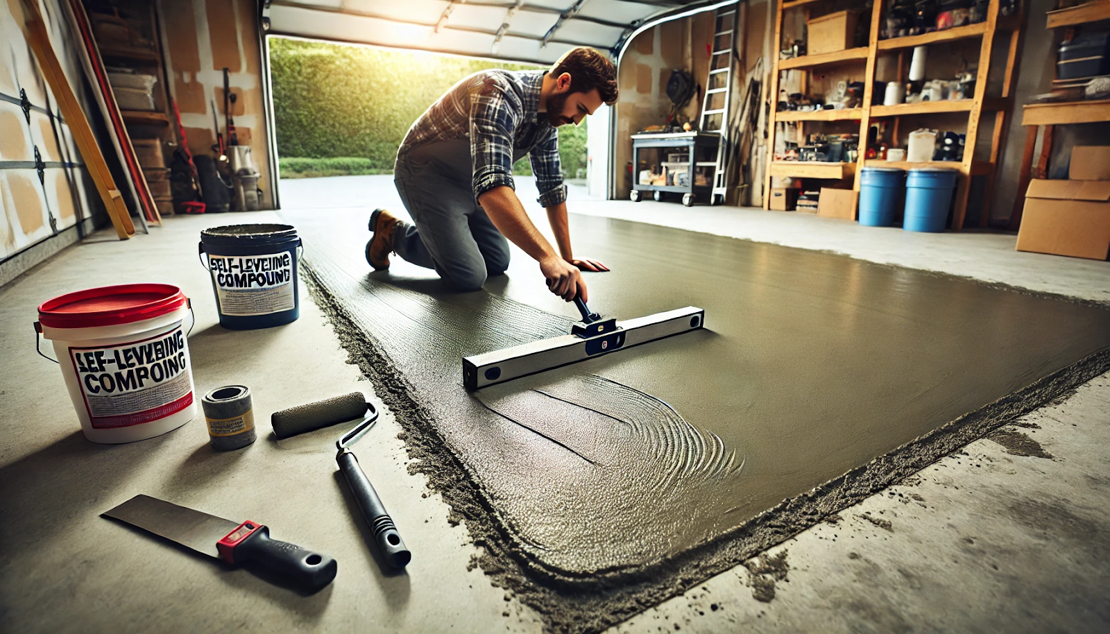 concrete garage floor repair