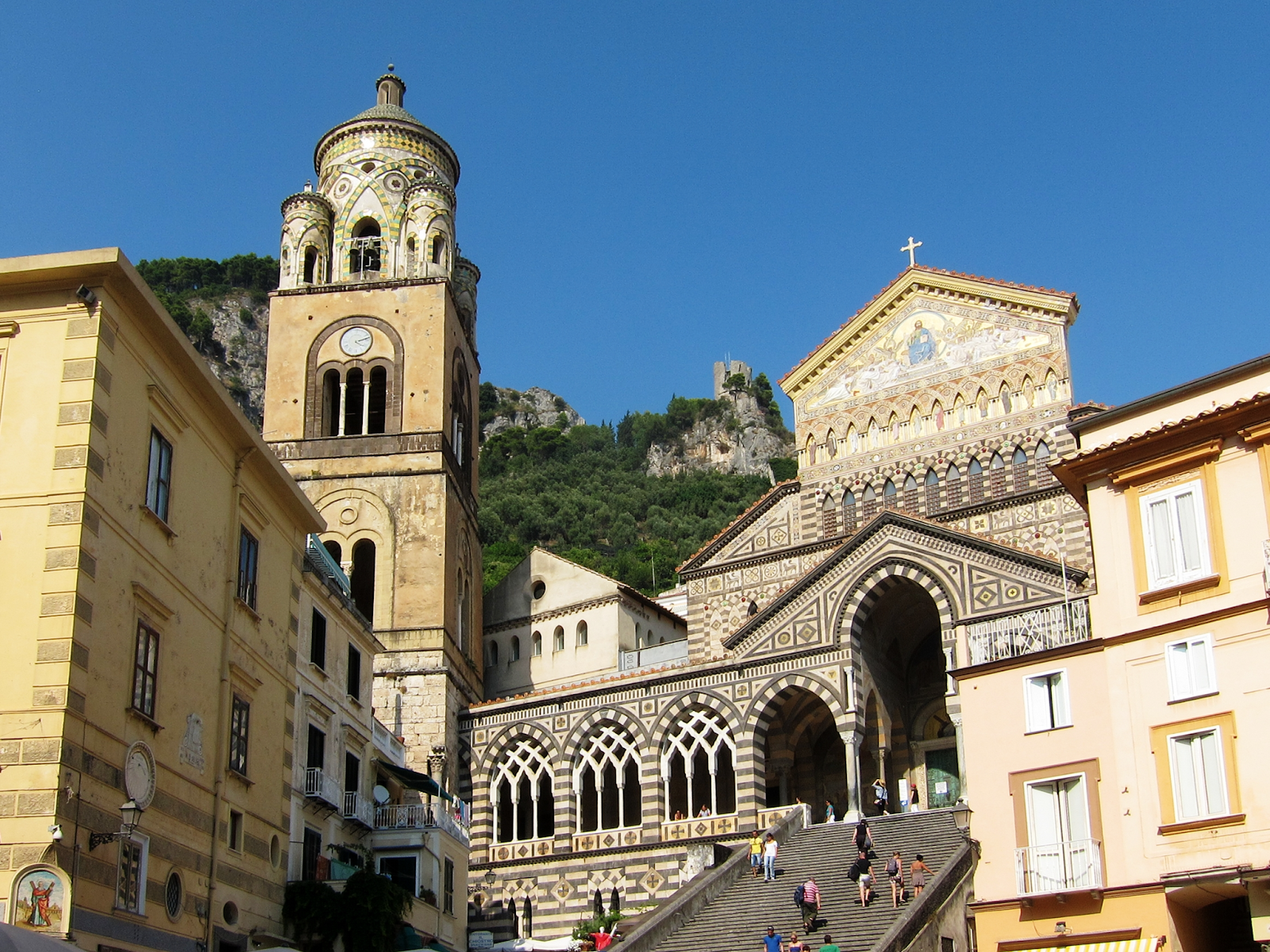 Duomo di Amalfi church in Amalfi Coast belongs to the 9th century.