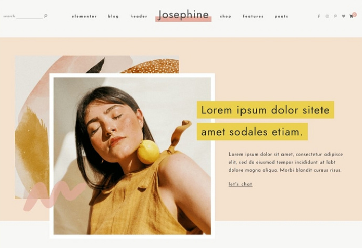 Josephine lifestyle blog theme