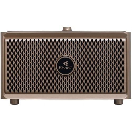 Kisonli G1 Wooden Retro Classic Outdoor Wireless BT Speaker - Brown