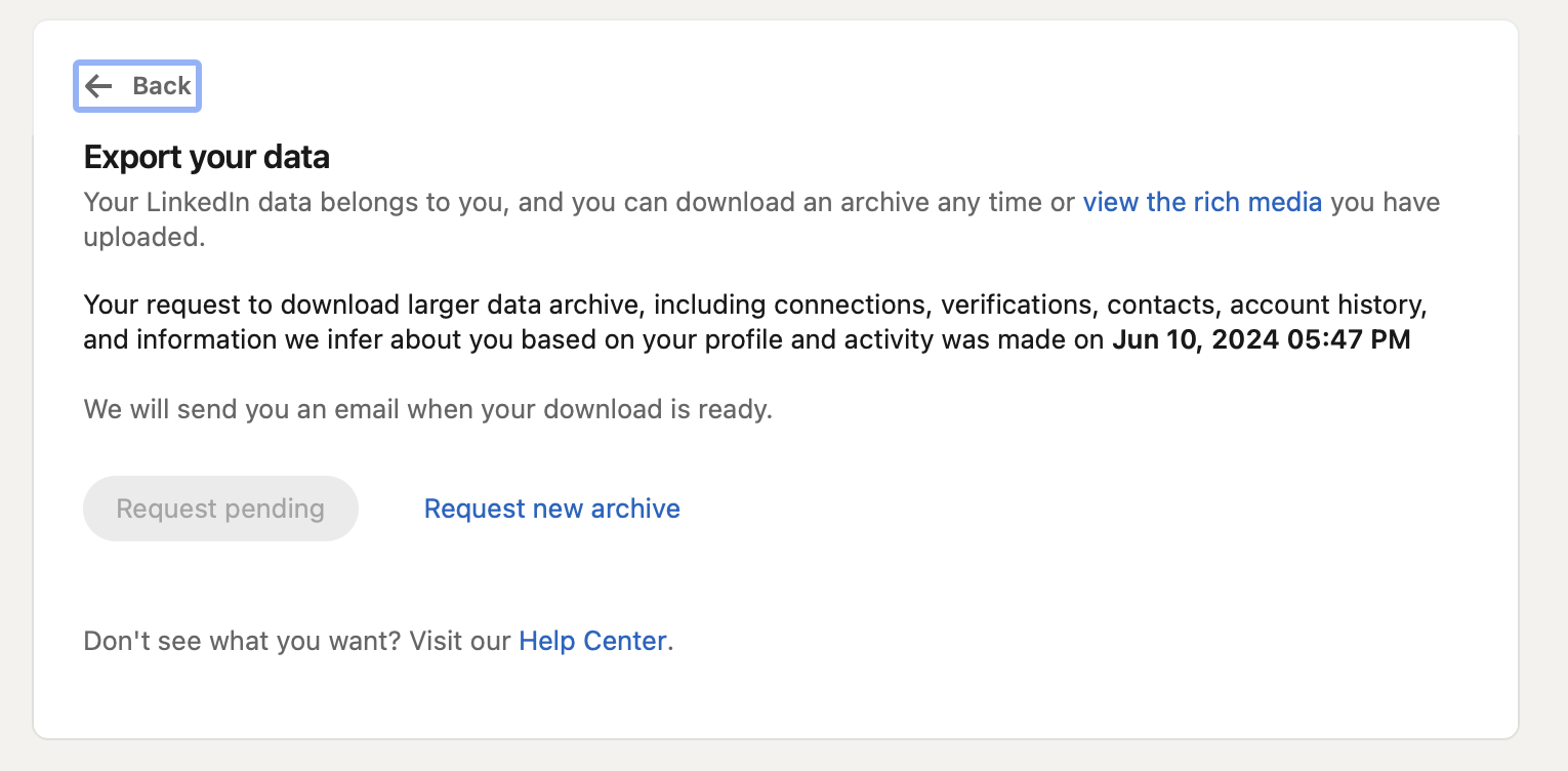 How to find someones'email on LinkedIn.