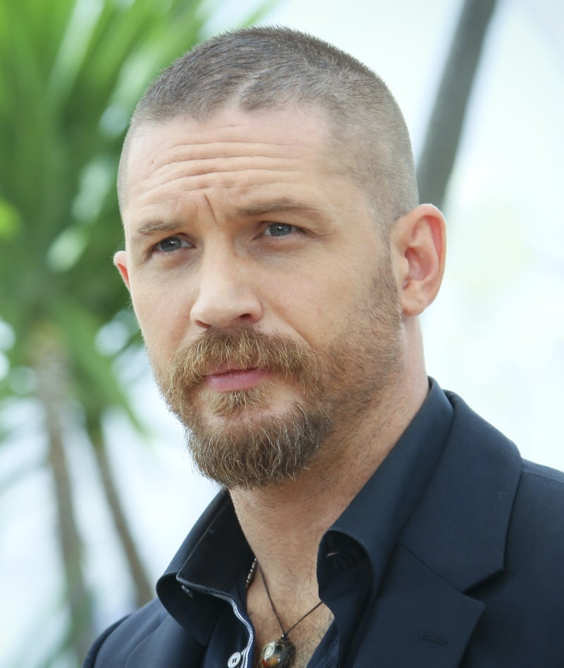 Picture of a Tom Hardy wearing the iconic combo