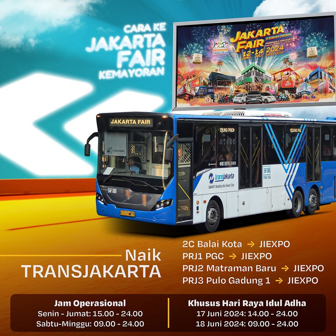Transportation Access to Jakarta Fair Kemayoran