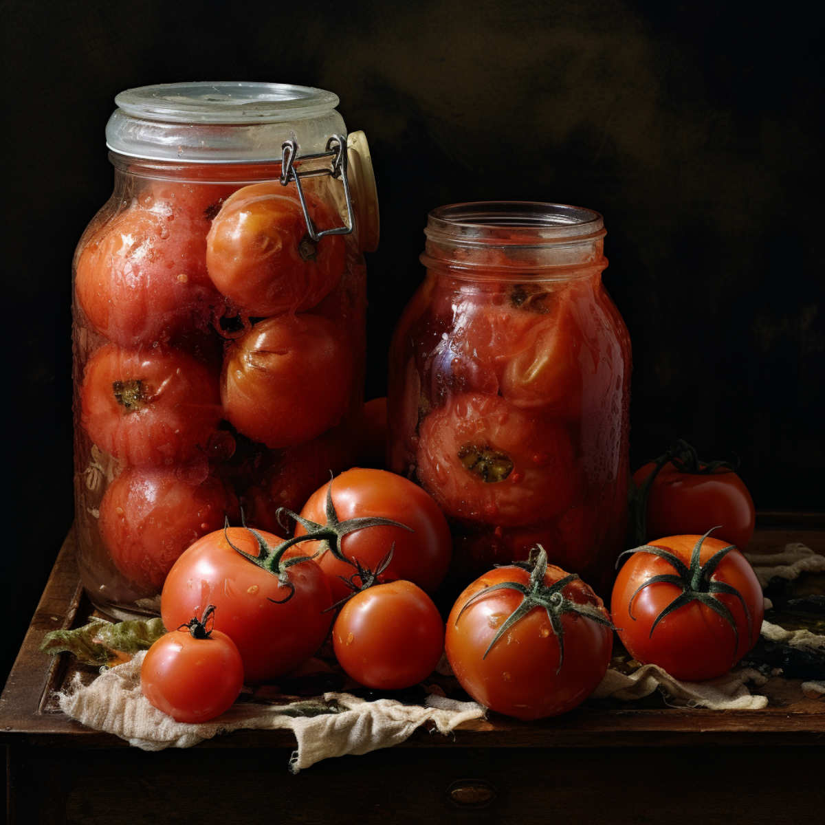 Soft Mushy tomatoes.