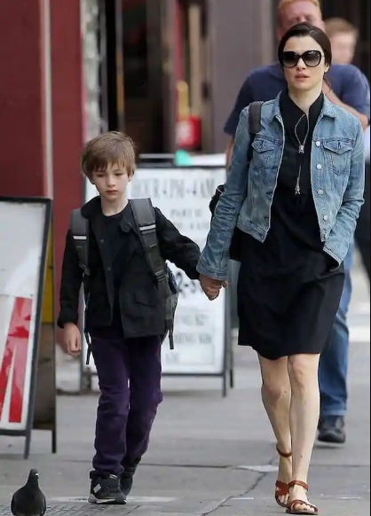 Henry Aronofsky taking a walk with his mother