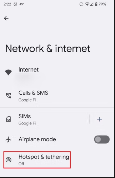 Activate Holafly Hotspot on an Android Device