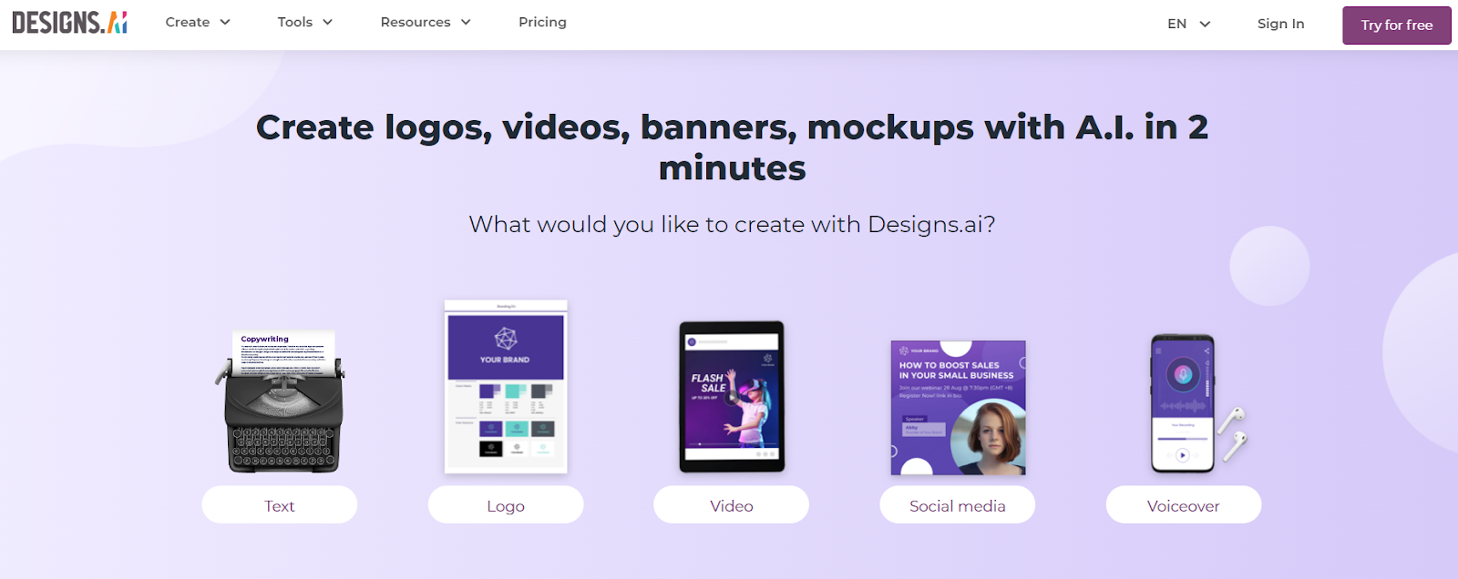 Designs.ai is a must-have AI-powered tool for social media managers seeking professional-looking graphics. 