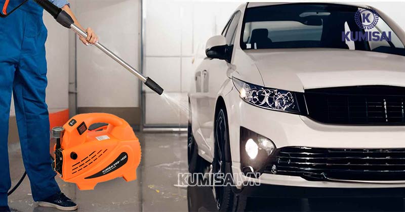 Máy rửa xe gia đình Kumisai chất lượng đã được thể hiện rất rõ