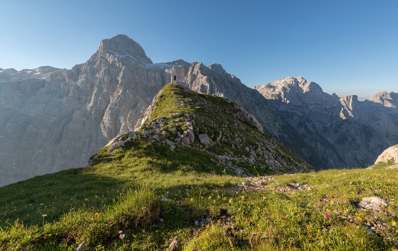 green and rocky mountains