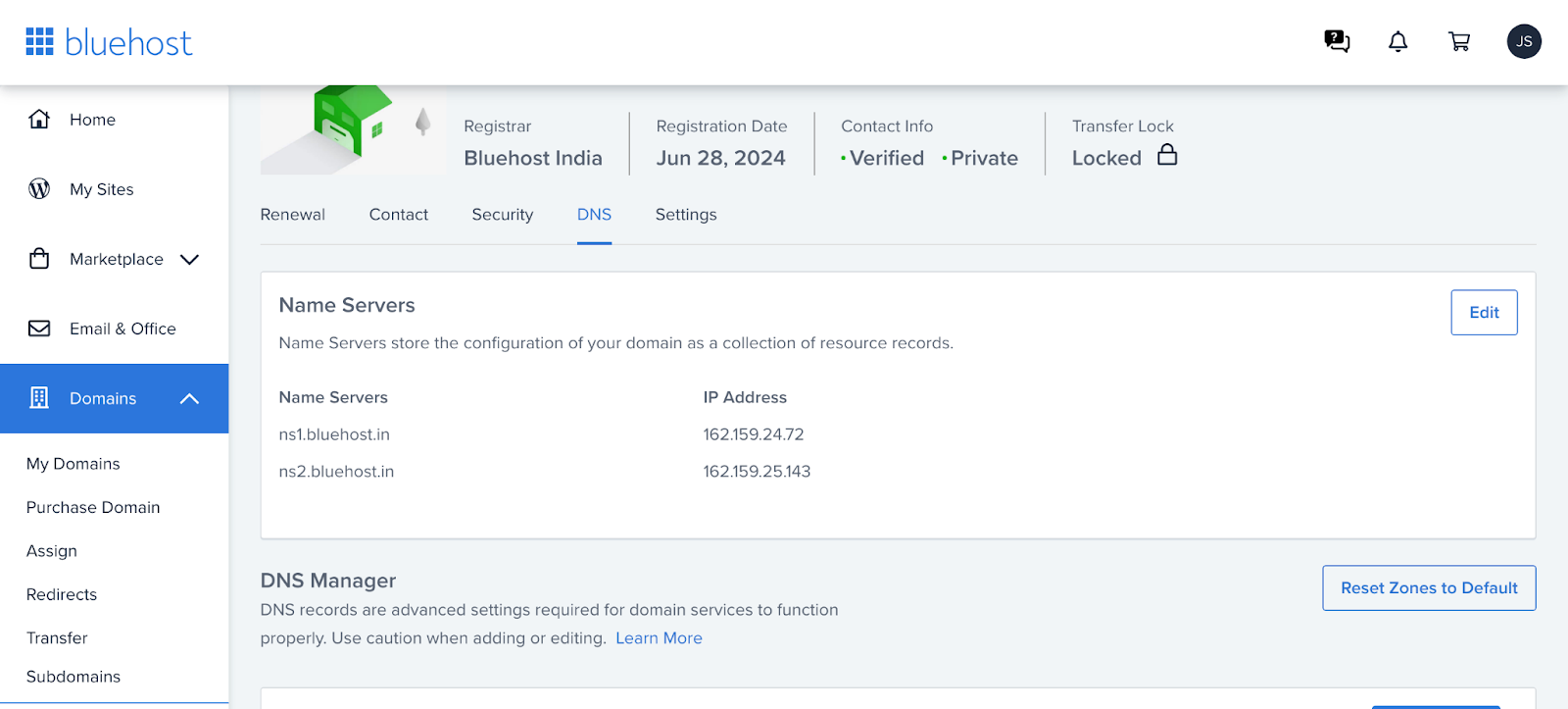 How to add DMARC record in BlueHost