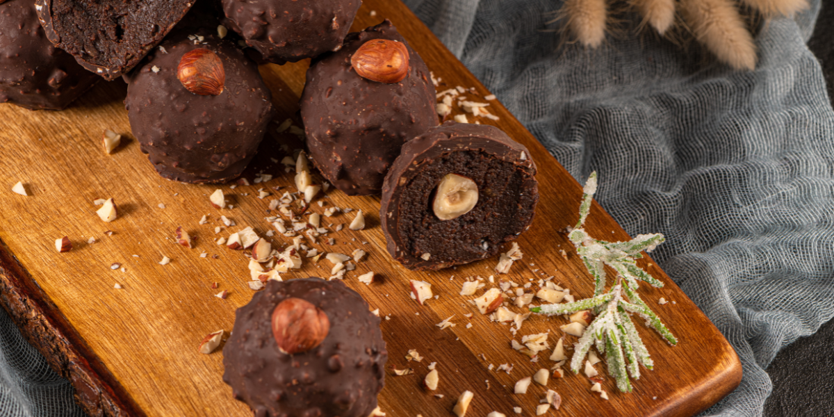 Hazelnut Espresso Truffles