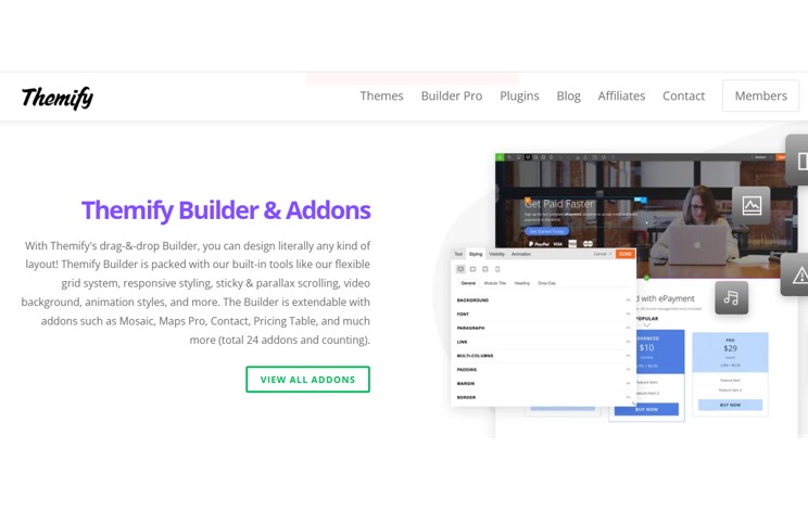 WOrdpress Builder adalah