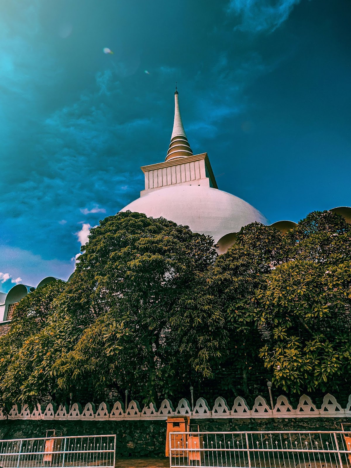 Kalutara Bodhiya in Sri Lanka near Colombo