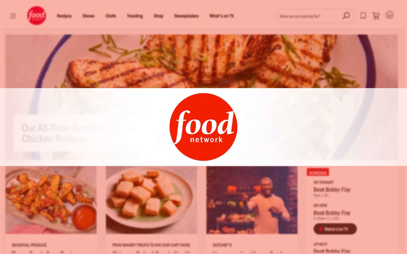 Food Network - recipe websites