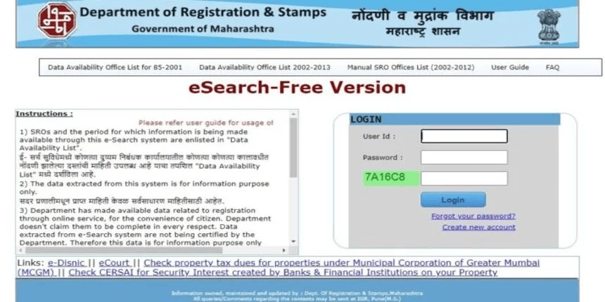 IGR-Maharashtra-login