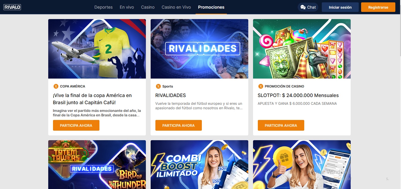 Ofertas Bonos Rivalo