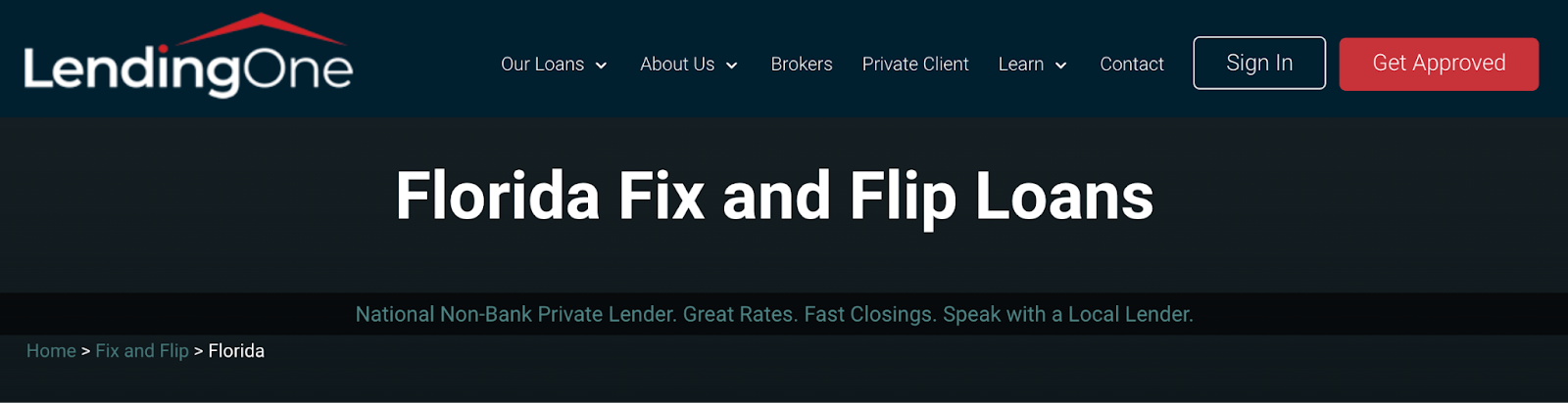 Fix and Flip Loans Florida